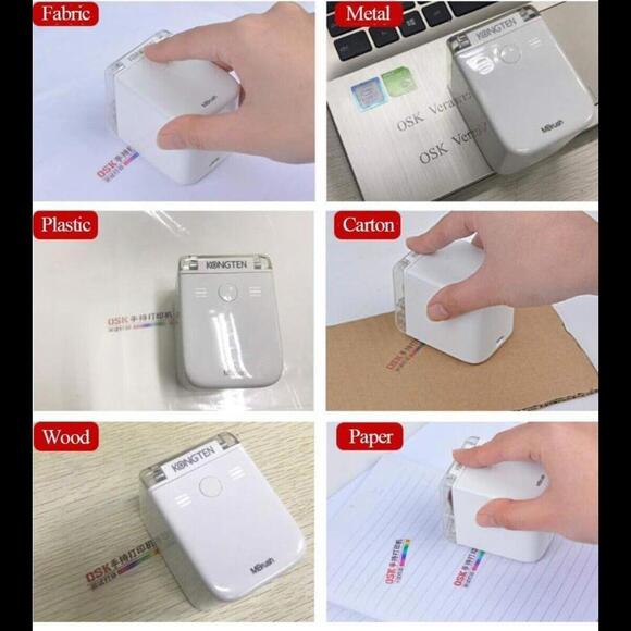 Kongten MBrush Portable Handheld Mobile Color Printer-White - Picture 5 of 7